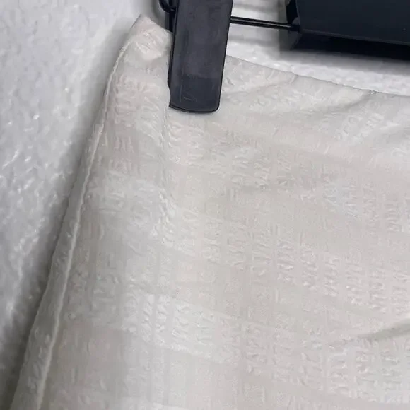 Red Carter Womens Skirt Size XS White Short Ruffle Summer Wear Lined Rushed - Picture 8 of 15